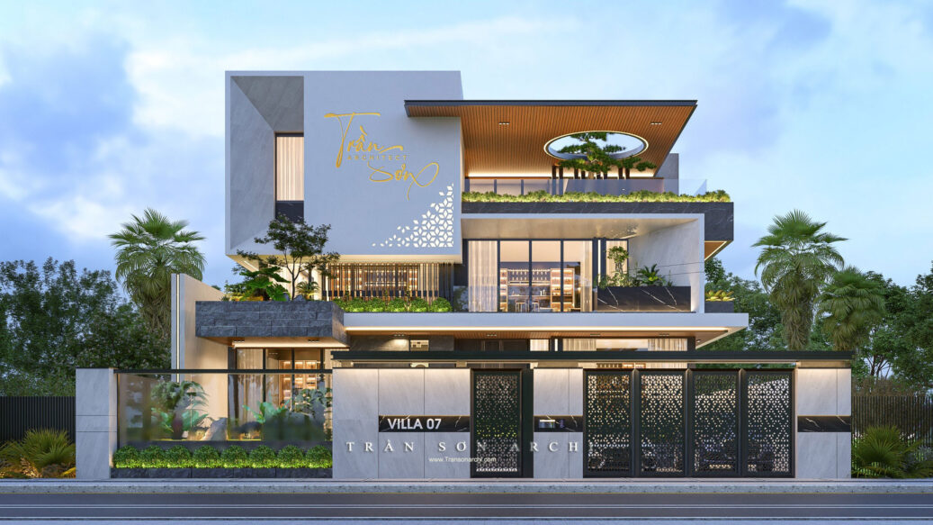 [ĐỨC – M VILLA] Công trình Biệt thự 3 tầng thiết kế cho Khách hàng sở hữu chuỗi khách sạn cao cấp, được xây dựng tại Phúc Thọ, Hà Nội